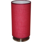 Candeeiro de mesa CAMELOT 1xE27 Alt.30xD.14cm vermelho/níquel