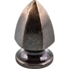 Ending H.3,6xD.1,9cm, in antique zamak