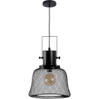 Suspensão LUMIERE 1xE27 Alt.Reg.xD.32cm preto