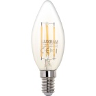 Lâmpada E14 (fino) Vela CLASSIC LED 6.5W 2700K 806lm transparente-A++