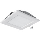 Foco de encastrar INTEGO SLIM quadrado 1x13W LED 630lm 4000K 120° C.15,5xL.15,5xAlt.0,5cm branco