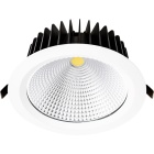 Foco de encastrar INTEGO MARVEL redondo 1x60W LED 4800lm 6400K 60° Alt.0,3xD.22,5cm branco