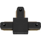 Conector "T" para calha ADONIS (2 condutores) em alumínio preto