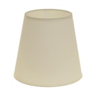 Abat-jour CIPRIOTA redondo cónico tela PVC802 com encaixe E27 Alt.14xD.15cm bege