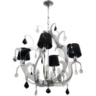 Candeeiro de tecto DEBORAH 8xE14 Alt.Reg.xD.65cm cromado