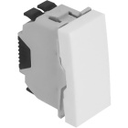 Rocker push-button QUADRA45 (1 module) 10A 250Vac alumina