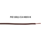 Round wire H05V-K 1x0,5mm2 brown