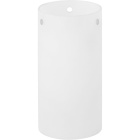 Tulipa ARUSKA redonda de vidro opaco, 3 furos laterais D.6xAlt.12cm