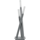 Candeeiro de mesa DINA quadrado 3xG9 C.21xL.21xAlt.70cm níquel