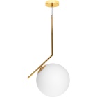 Suspensão AIMEE 1xE27 Alt.Reg.xD.44cm dourado