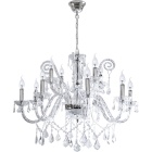 Candeeiro de tecto OFÉLIA 12xE14 Alt.Reg.cromado