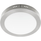 Plafond ESCUDO redondo 1x18W LED 1260lm 4000K 120° Alt.3,2xD.22,5cm níquel