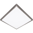 Plafond PESETA quadrado 60x60 1x48W LED 3600lm 4000K 120° C.60xL.60xAlt.4cm níquel