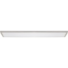 Surface Mounted Panel TOLSTOI 30x120 1x72W LED 5760lm 3000K 120° L.120xW.30xH.2,3cm Satin Nickel