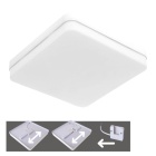 Plafond BISMUTO quadrado 1x24W LED 2160lm 6500K C.18xL.18xAlt.3,5cm branco