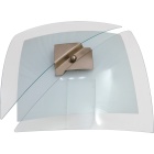 Plafond RESENDE quadrado 2xE27 C.39xL.39xAlt.12cm transparente