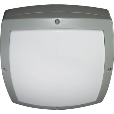 Plafond ZAMBEZE IP54 2xE27 C.35,5xL.35,5xAlt.13,5cm cinzento