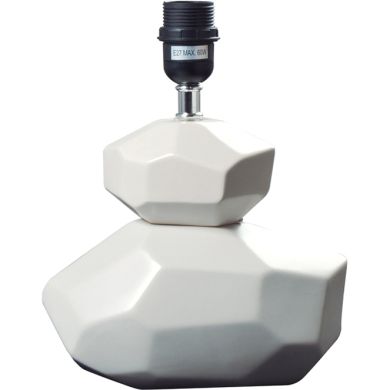 Base para candeeiro de mesa MONTE GORDO 1xE27 C.23xL.13xAlt.30cm cinzento