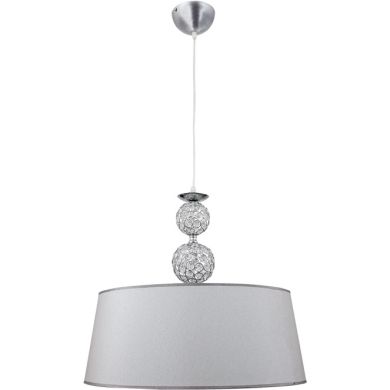 Colgante KEGAN 1xE27 Al.Reg.xD.45cm Cromo/Plata