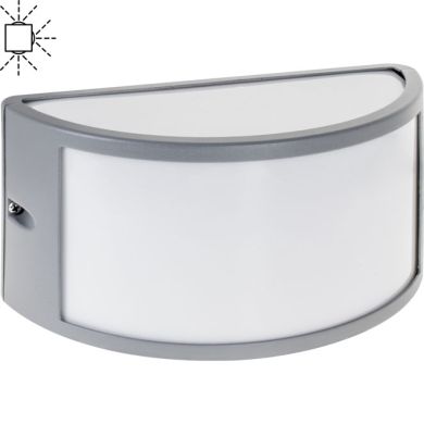 Aplique TUA IP44 1xE27 C.25xL.12xAlt.13,5cm cinzento