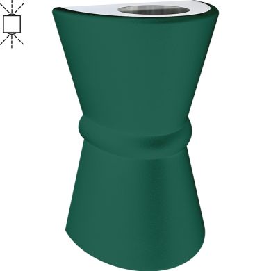 Aplique SIRIUS IP44 2xE27 L.19xAn.15xAl.30cm Verde