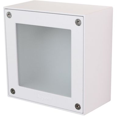 Plafond QUADRA square IP65 1xR7S 78mm L.15xW.8xH.15cm White