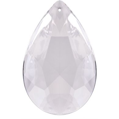 Almendro en cristal 4x3,1cm 1 taladro color transparente