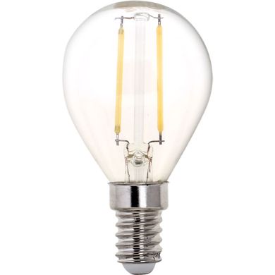 Light Bulb E14 (thin) Ball CLASSIC LED 2W 4000K 250lm Transparent