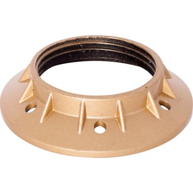Arandela de baquelita oro para portalámparas E27 con rosca A.15mm D.65mm