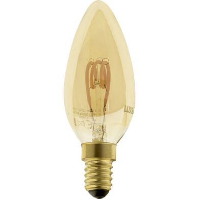 Light Bulb E14 (thin) Candle CLASSIC DECOLED Dimmable 2W 1800K 100lm Amber