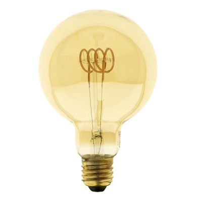 Lâmpada E27 (grosso) Globo CLASSIC DECOLED Regulável D95 5W 1800K 280lm Ambar