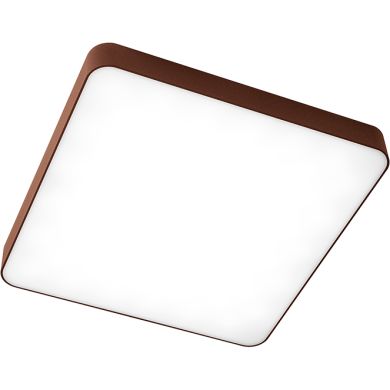 Aplique ALTAIR cuadrado IP65 1x16W LED 1900lm 3000K L.28xAn.28xAl.3,5cm Color Óxido