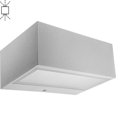 Aplique TECNO IP44 1xR7S 78mm C.17,5xL.11xAlt.7cm cinzento