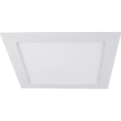 Foco de encastrar EURO quadrado 1x20W LED 1600lm 3500K C.22,5xL.22,5xAlt.0,2cm branco