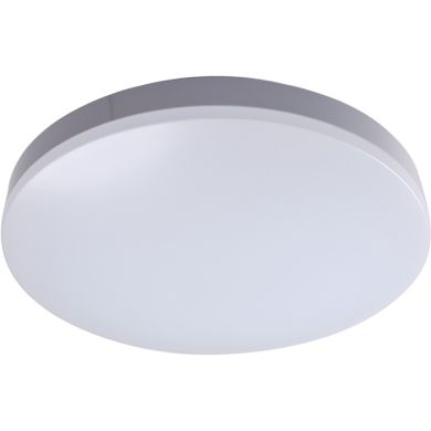 Plafond ARAGONITA 1x12W LED 1100lm 6400K Alt.5,5xD.24cm branco