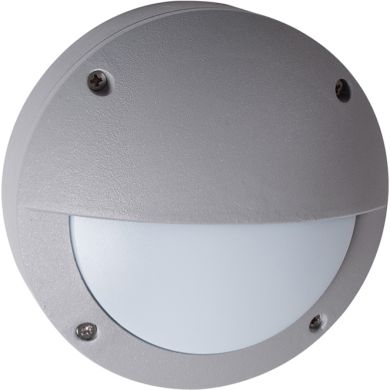 Aplique ARAGUAIA IP54 1x6W LED 145lm 4000K Alt.6xD.15cm cinzento