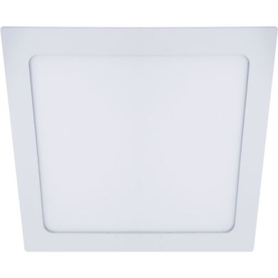 Downlight FRANCO square 1x18W LED 1260lm 3000K 120° L.22,5xW.22,5xH.0,2cm White