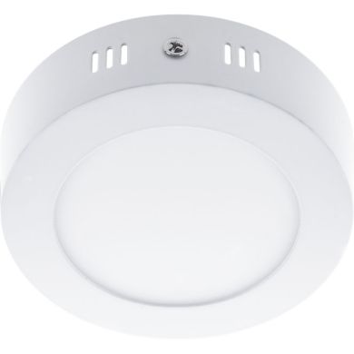 Plafond ESCUDO round 1x6W LED 336lm 6000K 120° H.3,5xD.12cm White