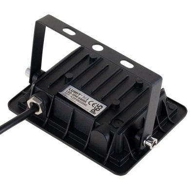 Projector TUMUT IP65 20W LED 1500lm 6400K C.12,7xL.2,9xAlt.9,4cm preto
