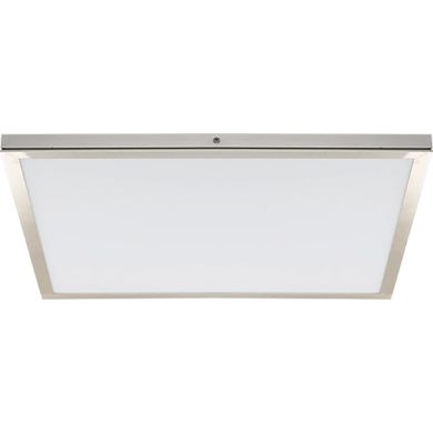 Surface Mounted Panel TOLSTOI 30x30 1x24W LED 1920lm 3000K 120° L.30xW.30xH.2,3cm Satin Nickel