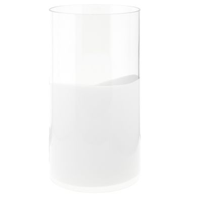 Table Lamp HERNER 1xE14 H.35xD.18cm Glass White/Transparent