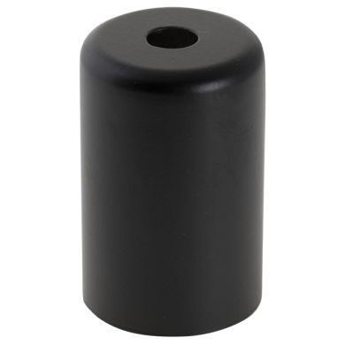 Copo para suporte de lâmpada E27 Alt.6xD.4cm, em metal preto