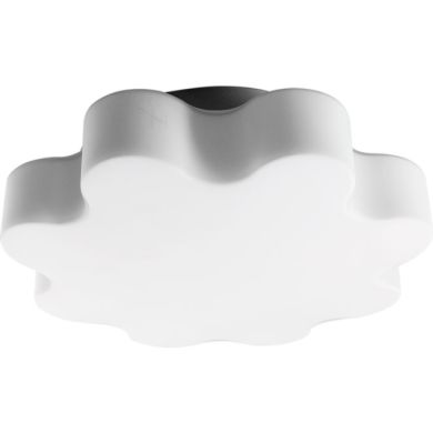 Plafond TRABIJU grande 1xG9 Alt.8xD.26cm branco