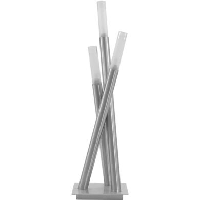 Candeeiro de mesa DINA quadrado 3xG9 C.18xL.18xAlt.65cm níquel