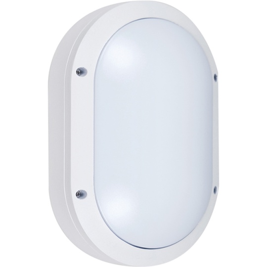 Wall Lamp AMAZONAS large IP54 1xE27 L.18,5xW.9xH.28cm Aluminum + Polycarbonate White