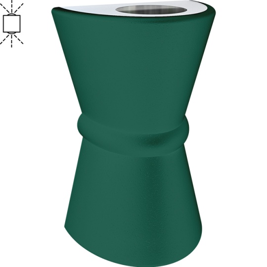 Aplique SIRIUS IP44 2xE27 L.19xAn.15xAl.30cm Verde