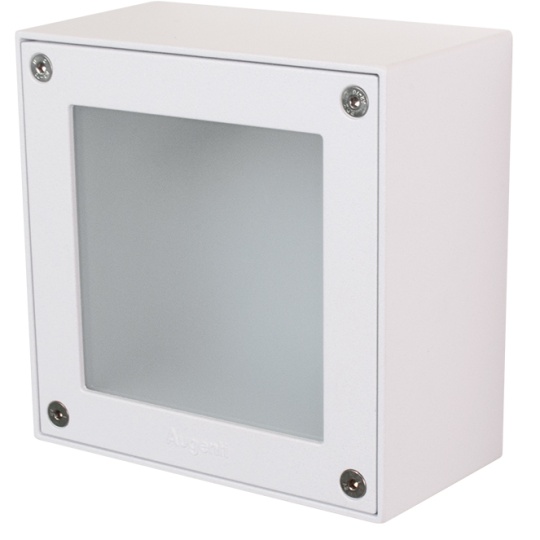 Plafond QUADRA square IP65 1xR7S 78mm L.15xW.8xH.15cm White