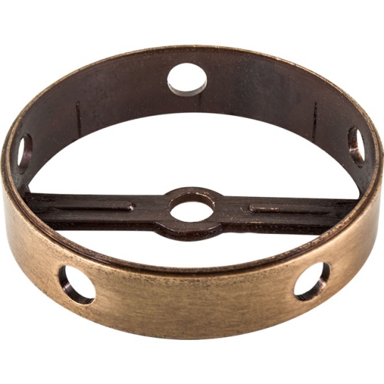 Box hoop H.2,1xD.9cm with 5 side holes , in antique zamak