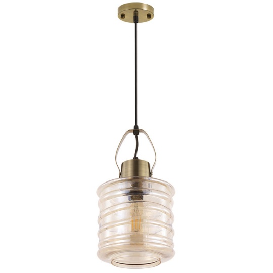 Pendant Light ZULAIA 1xE27 H.Reg.xD.20cm Bronze