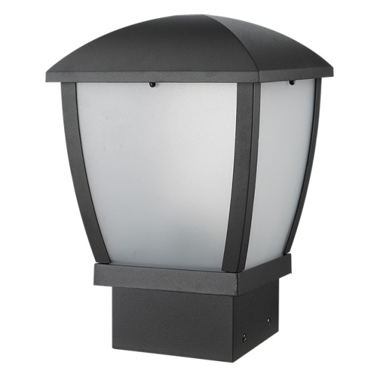 Pilar DRAVE IP44 1xE27 C.17xL.17xAlt.27cm preto